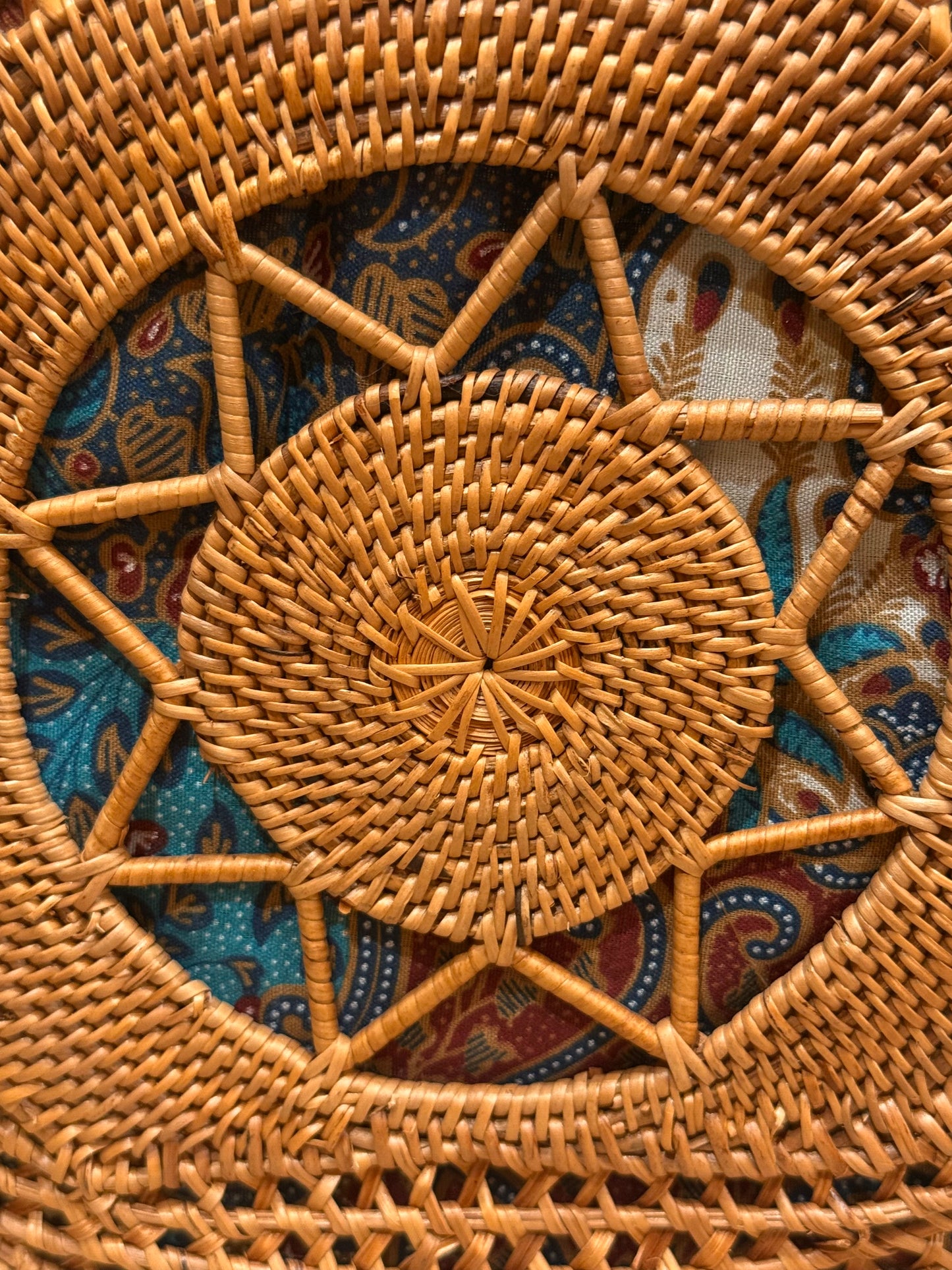 The Seraphine Star Rattan Handbag