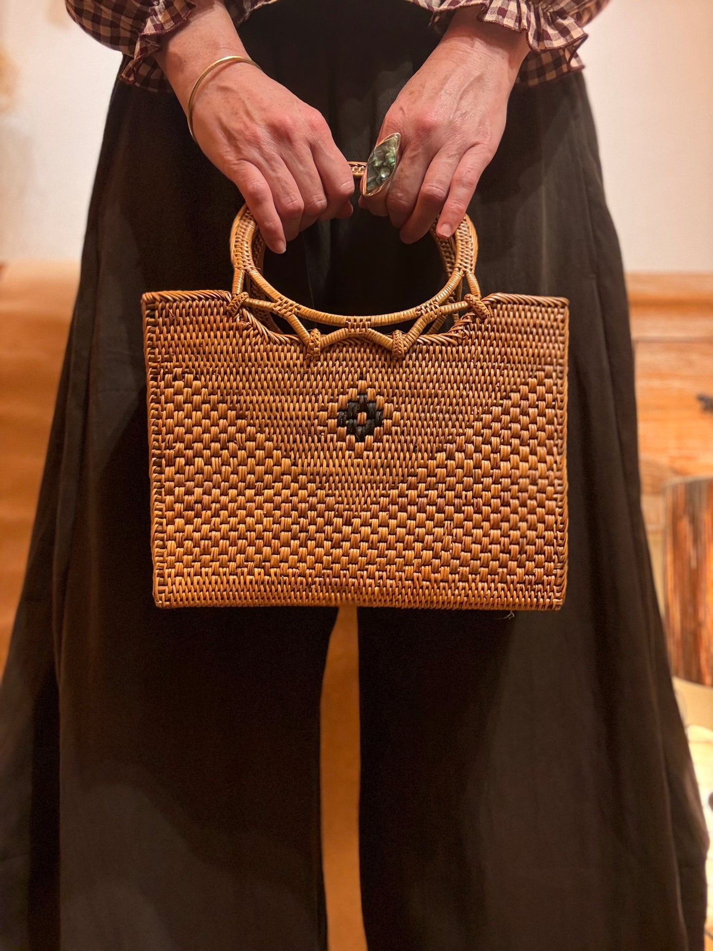 The Tetra Plaid Handbag
