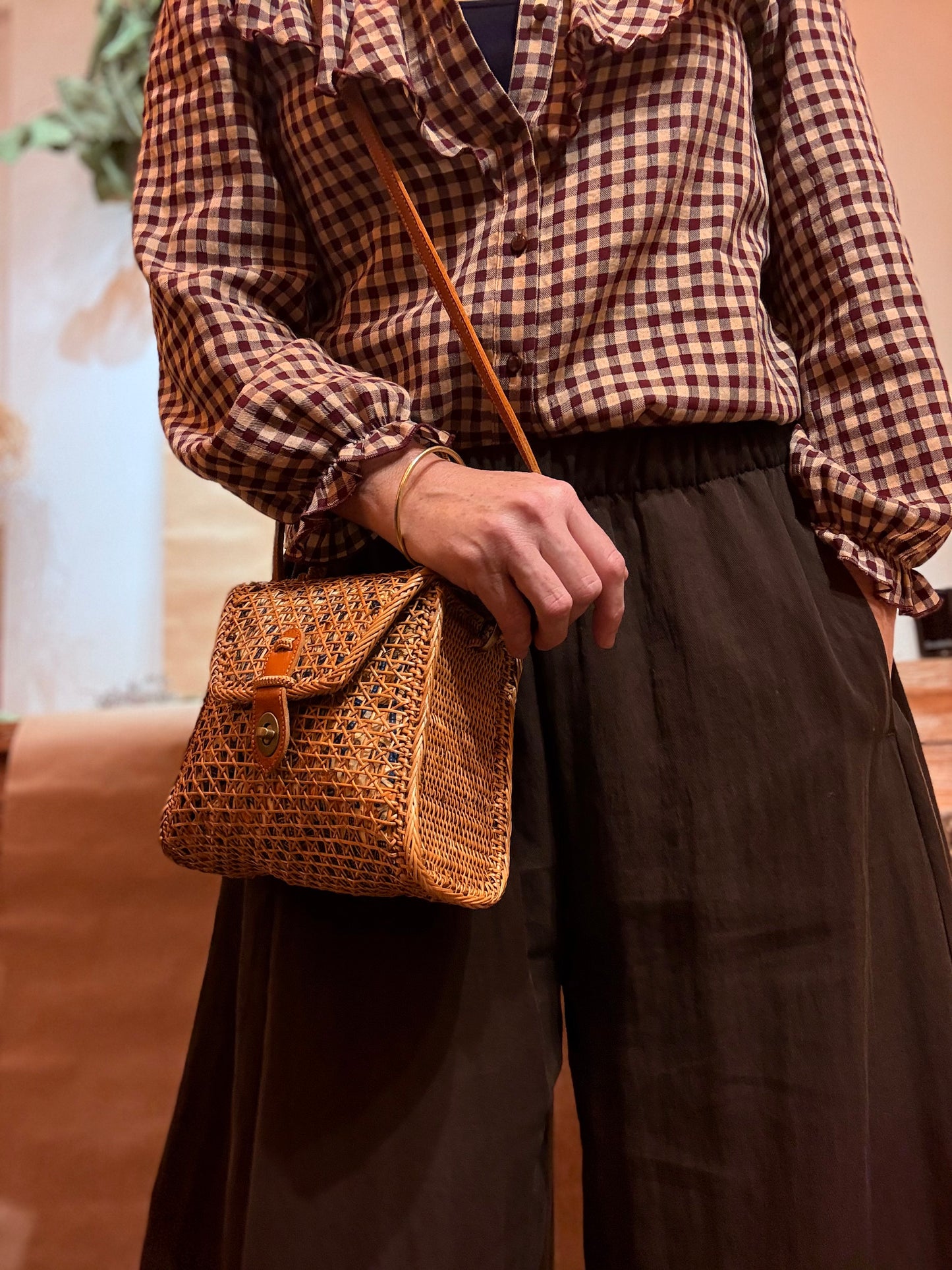 The Petite Lattice Handbag