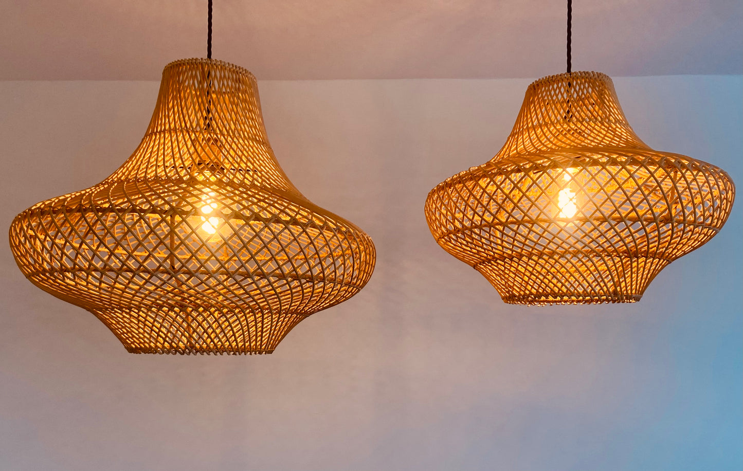 Moroccan Dream Rattan Light Shade: A Warm Glow in Your Home