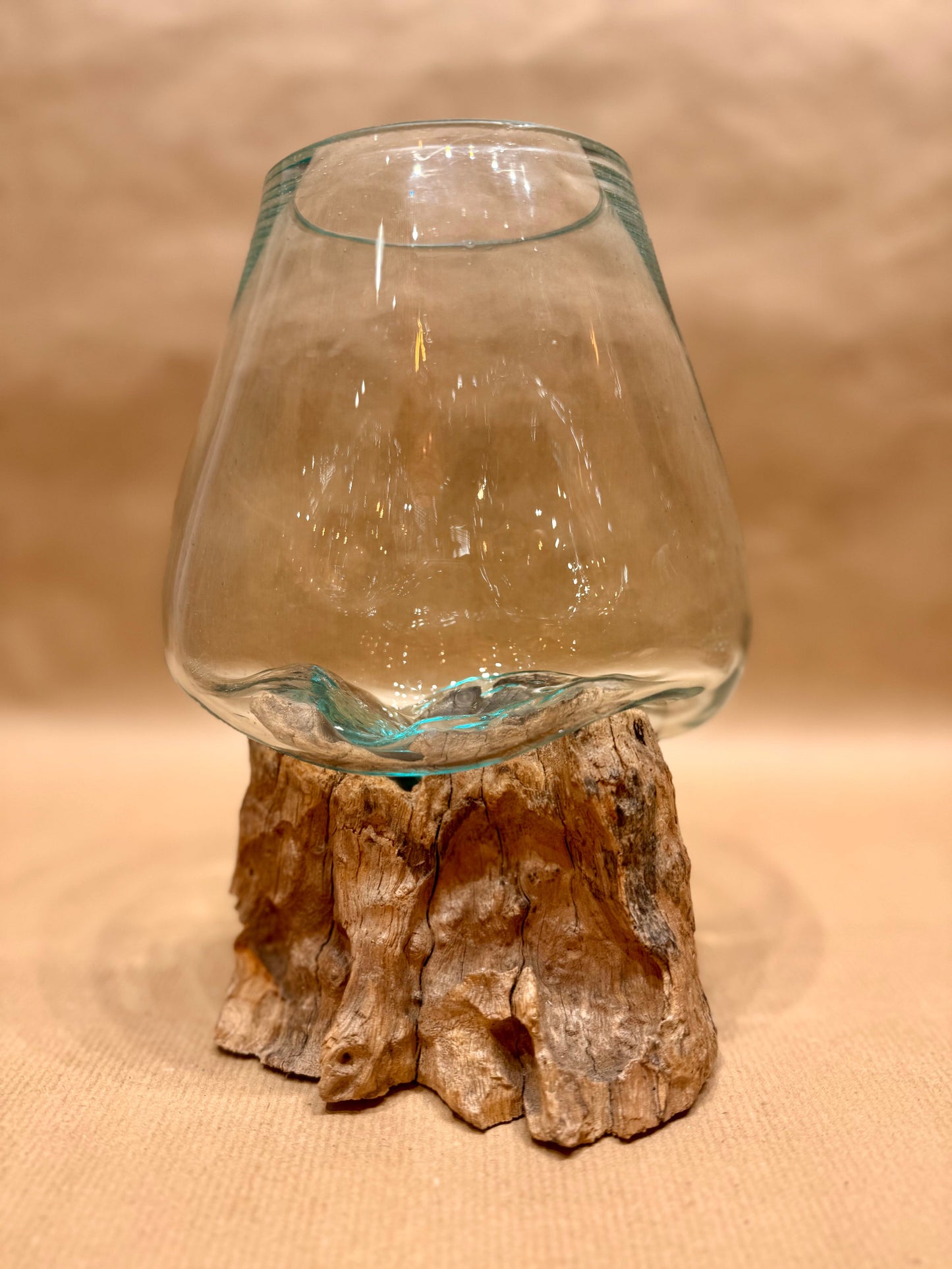 The Driftform Glass & Wood Sculpture