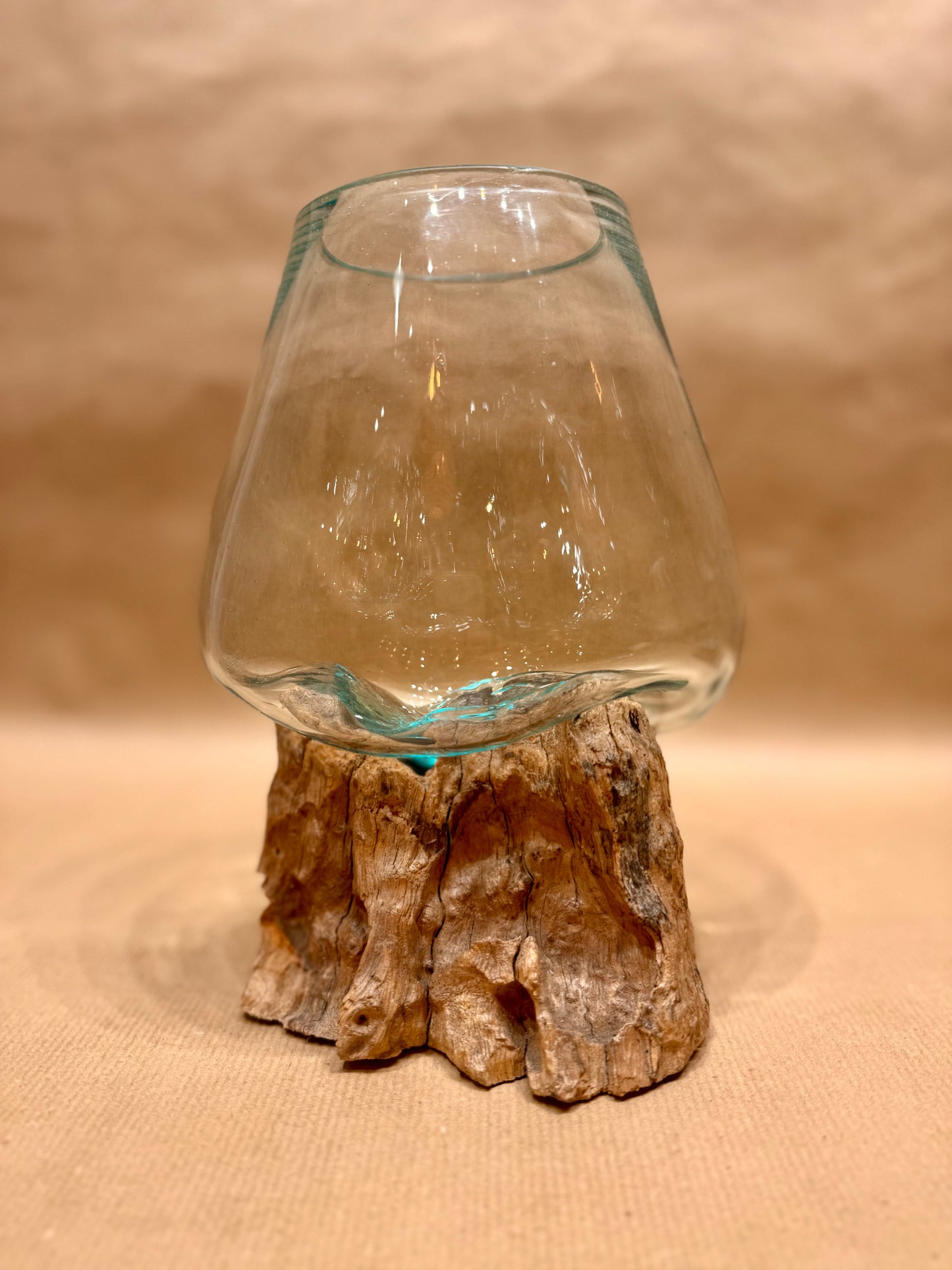 The Driftform Glass & Wood Sculpture