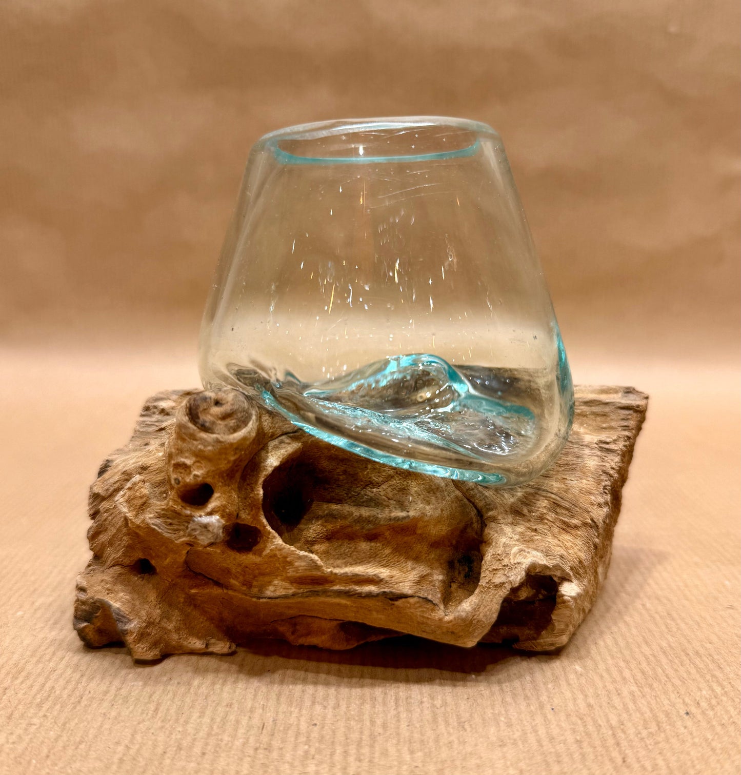 The Driftform Glass & Wood Sculpture