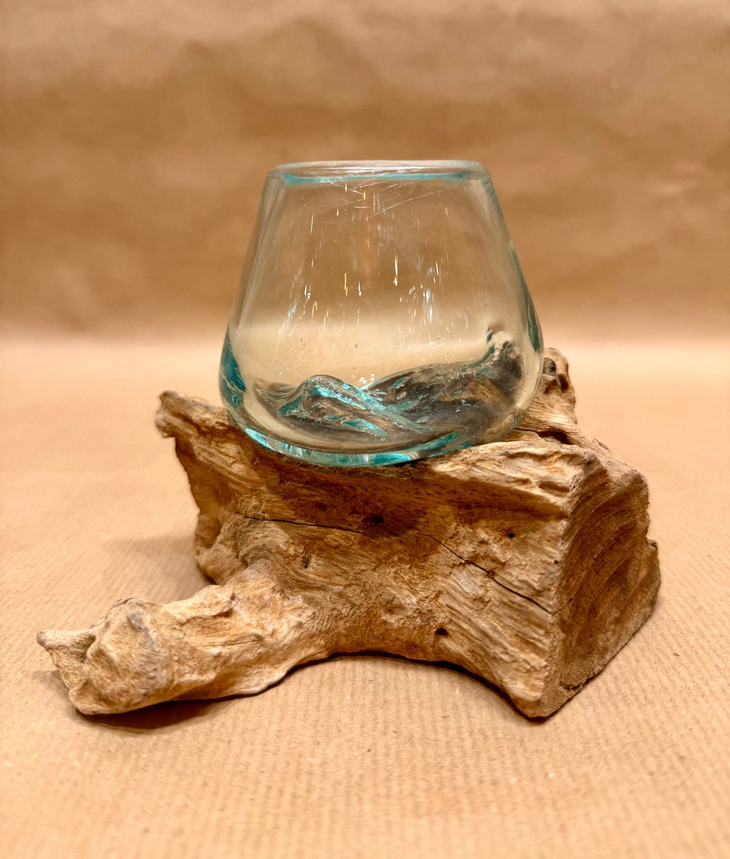 The Driftform Glass & Wood Sculpture
