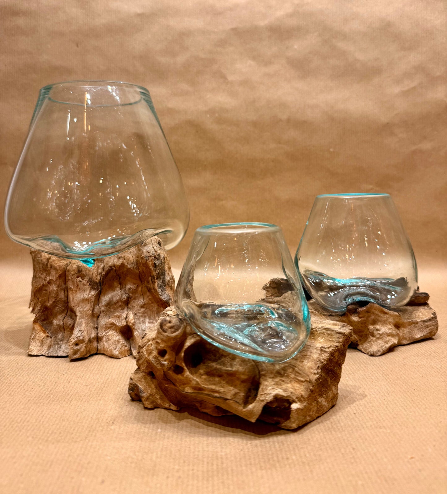 The Driftform Glass & Wood Sculpture