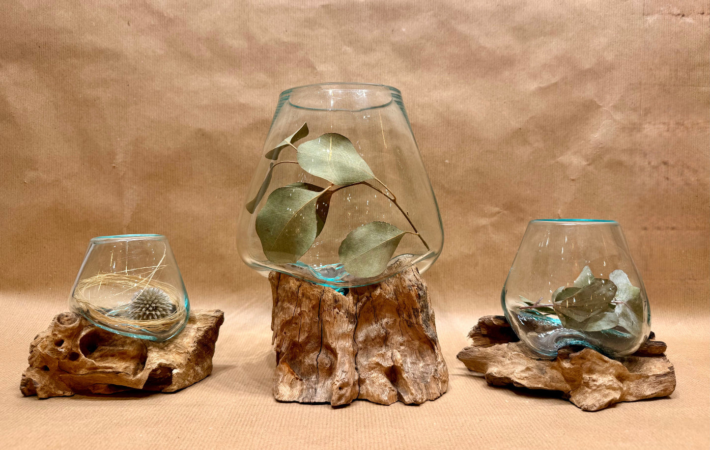 The Driftform Glass & Wood Sculpture