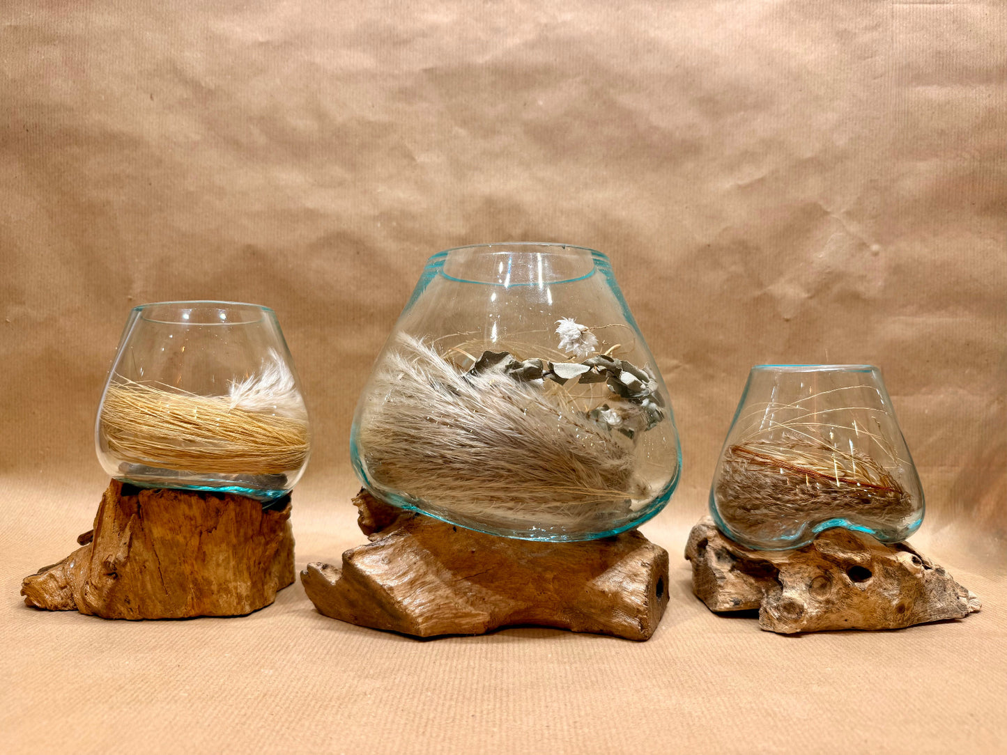 The Driftform Glass & Wood Sculpture