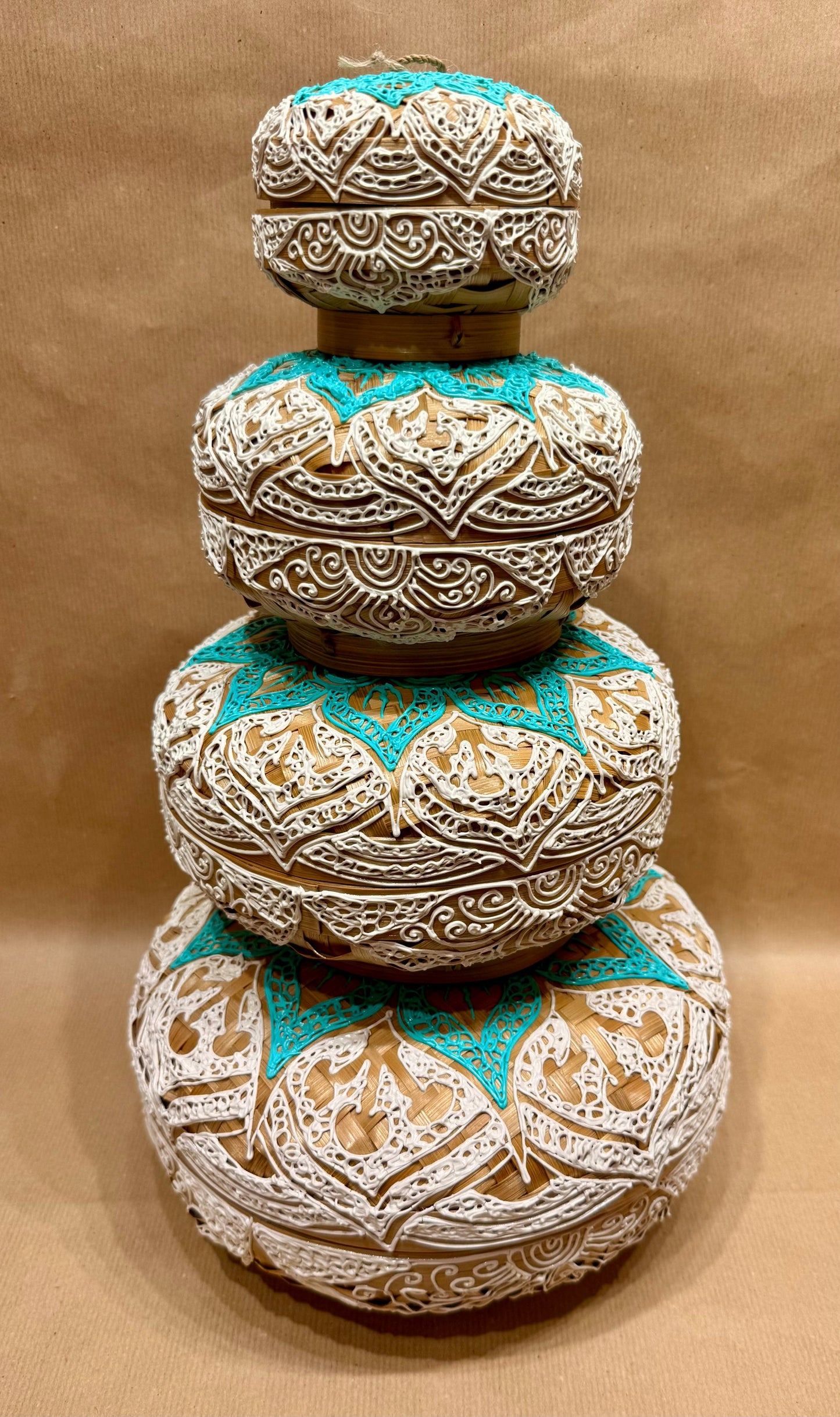 The Mandala Bamboo Storage Box