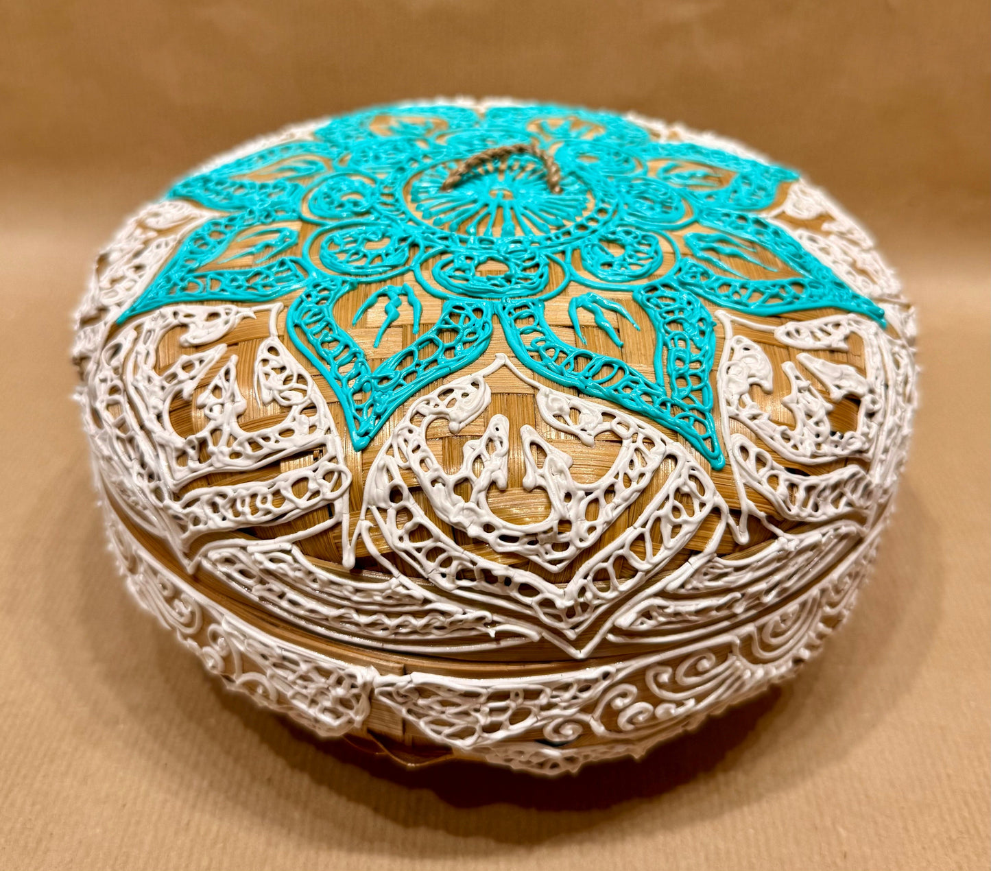 The Mandala Bamboo Storage Box