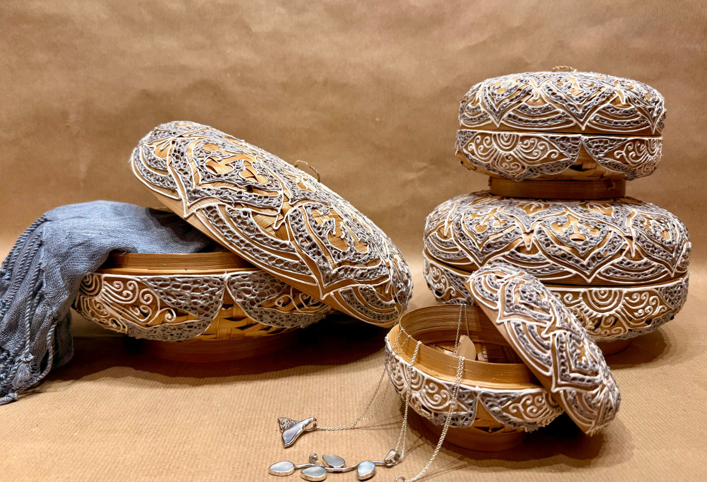 The Mandala Bamboo Storage Box