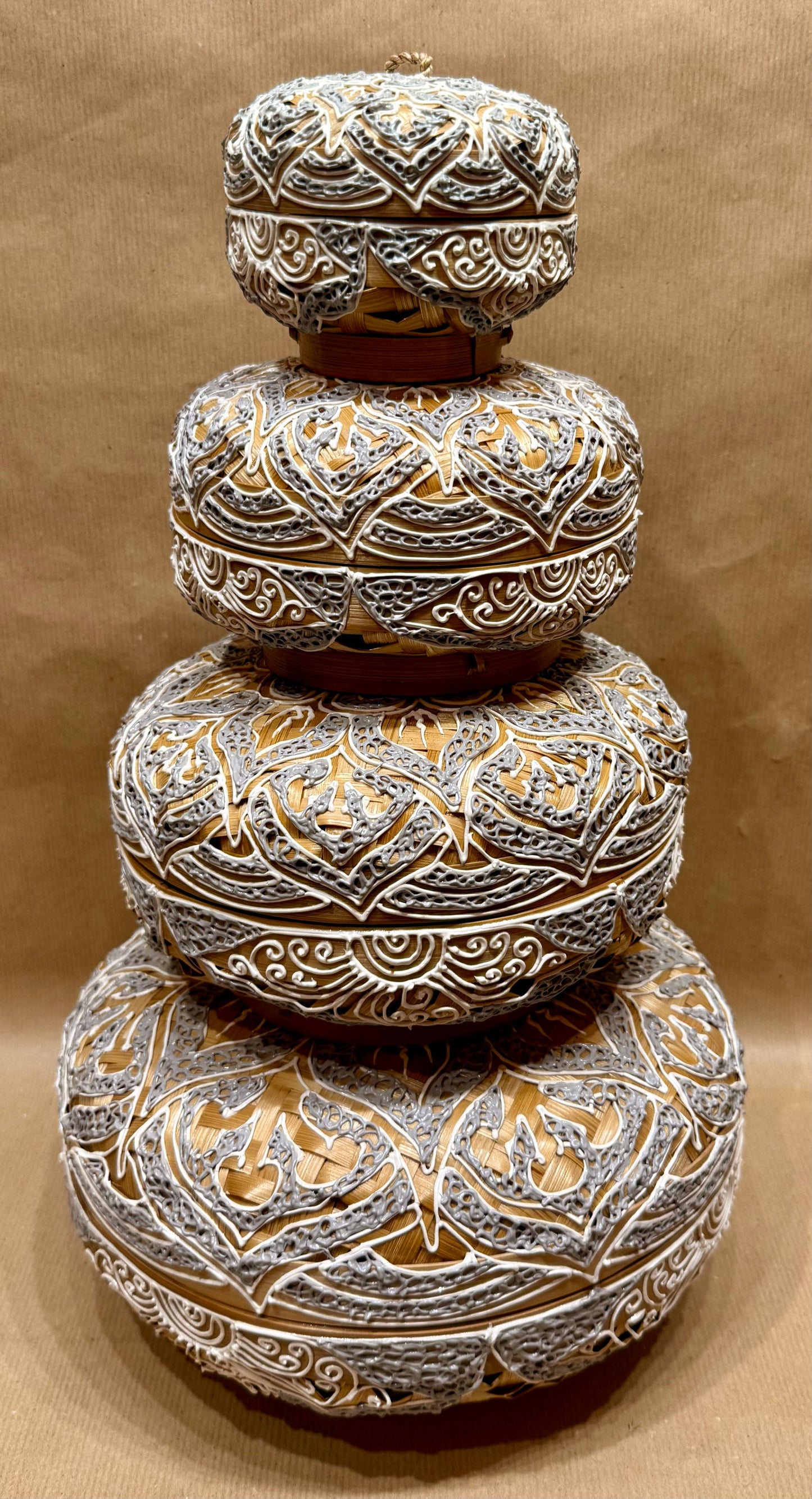 The Mandala Bamboo Storage Box