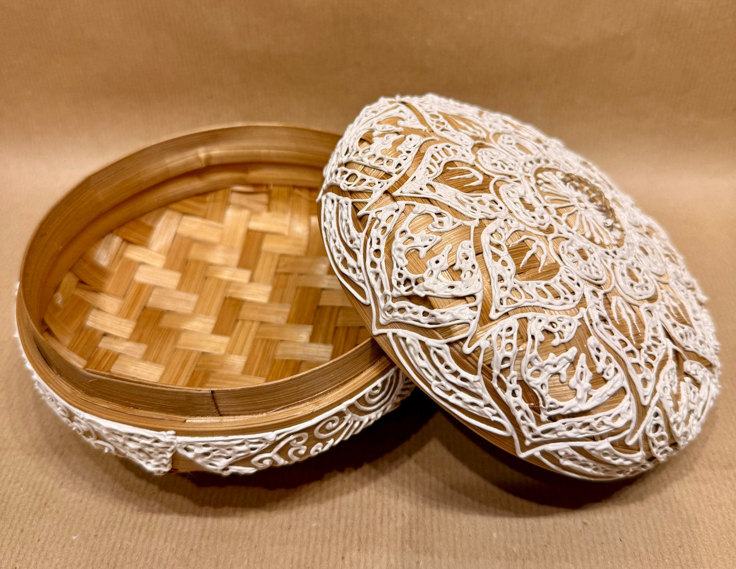 The Mandala Bamboo Storage Box