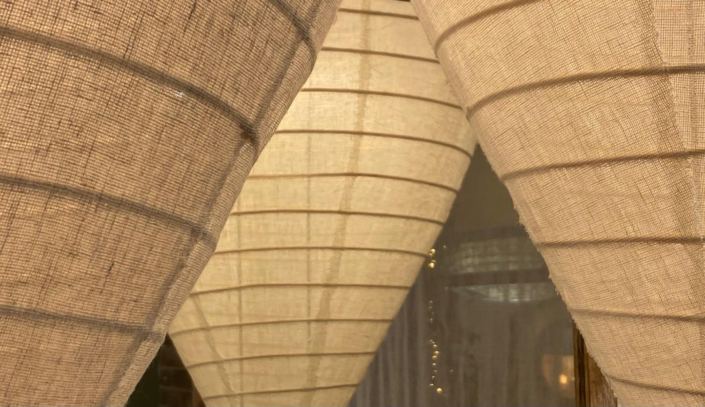 Sleek Jambu Linen Light Shade: Pure Contour Illumination