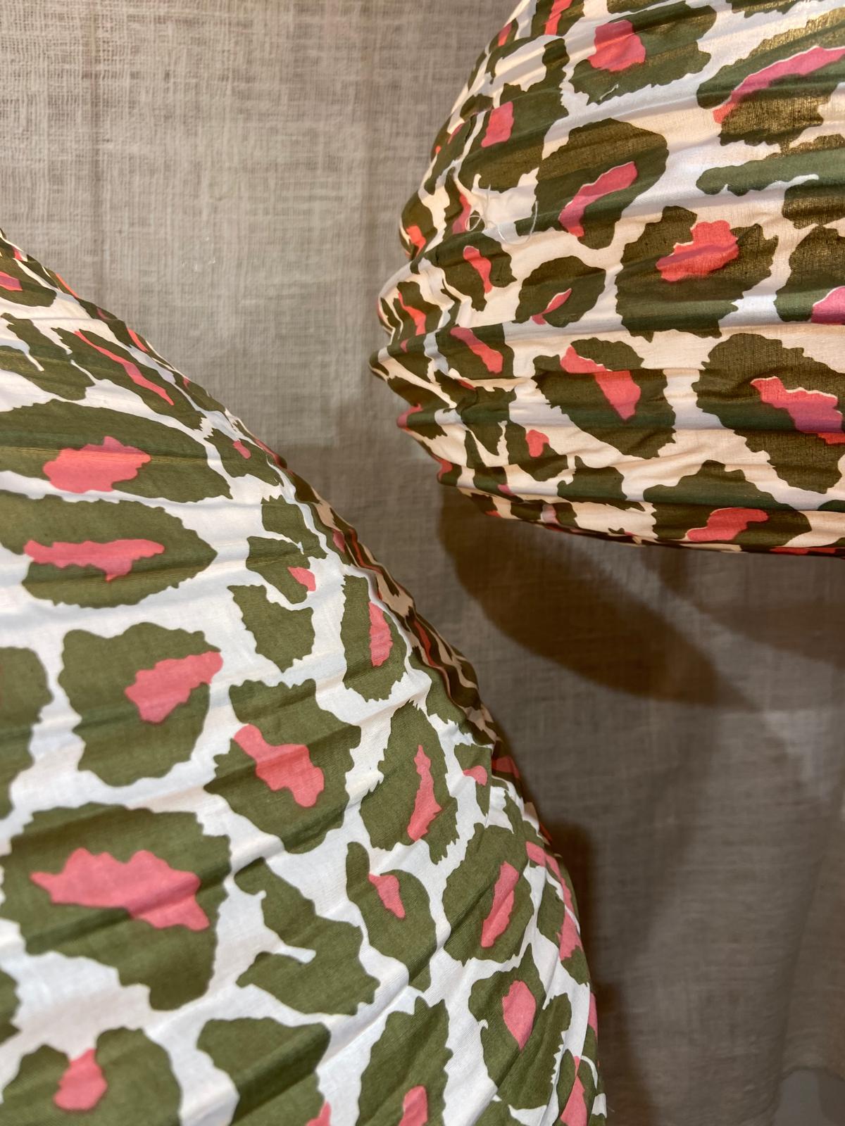 Leopard Luxe Cotton Print Light Shade: Vivid and Bold