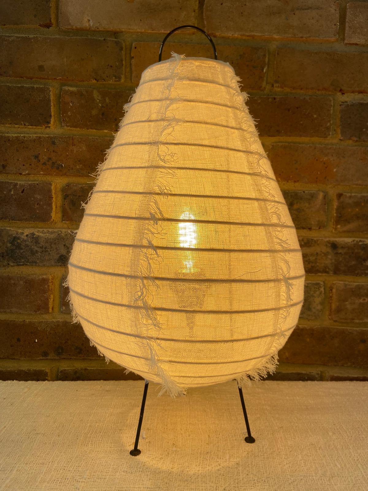 Fringed Linen Table Lamp: Textured Radiance