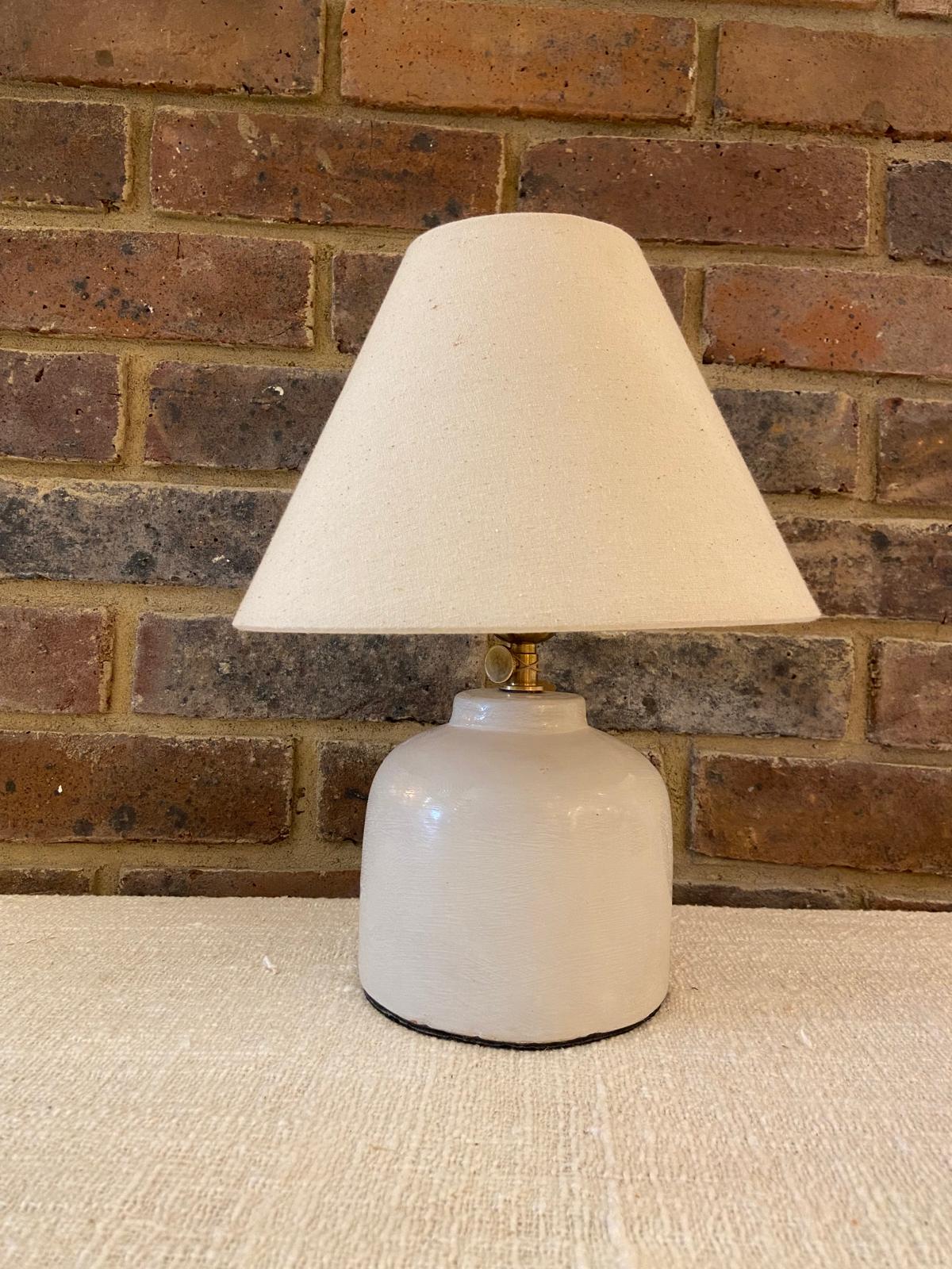 Mini Polished Cement Table Lamp