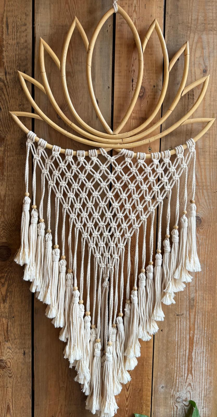 Handmade Lotus Dream Catcher