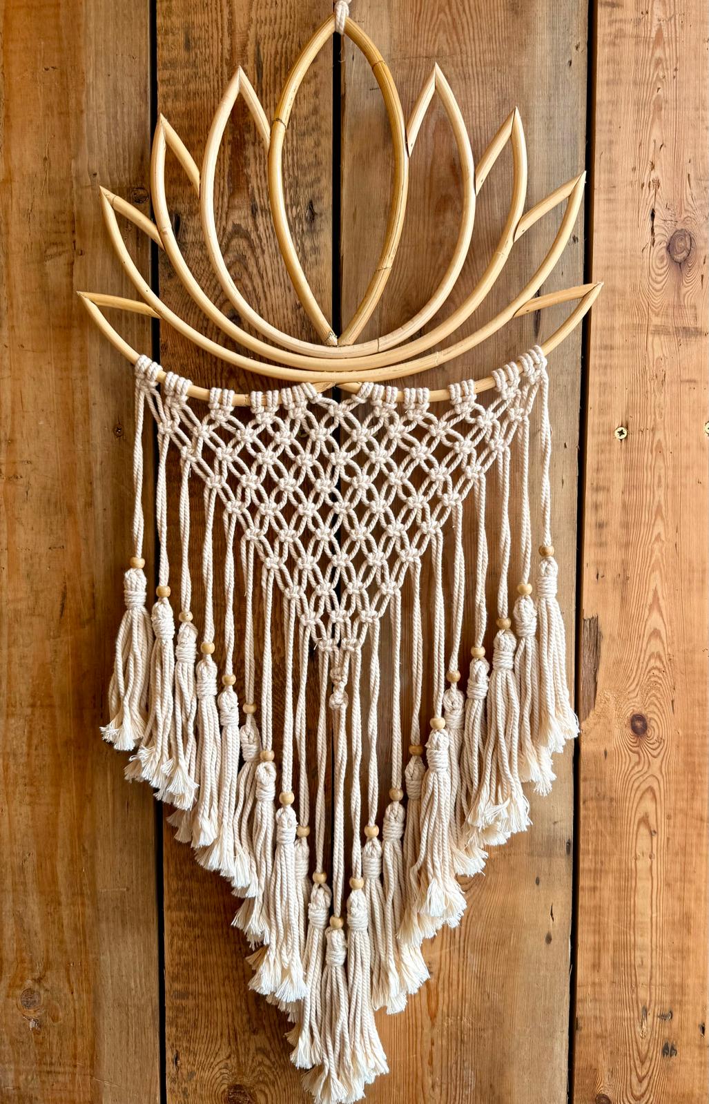 Handmade Lotus Dream Catcher