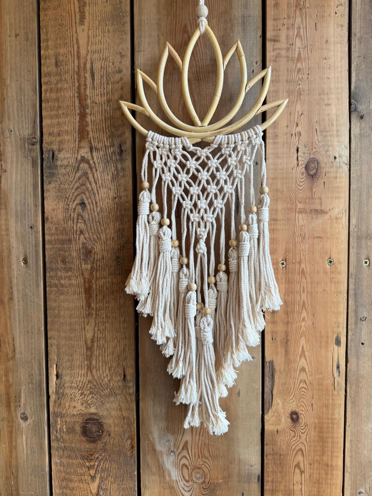 Handmade Lotus Dream Catcher