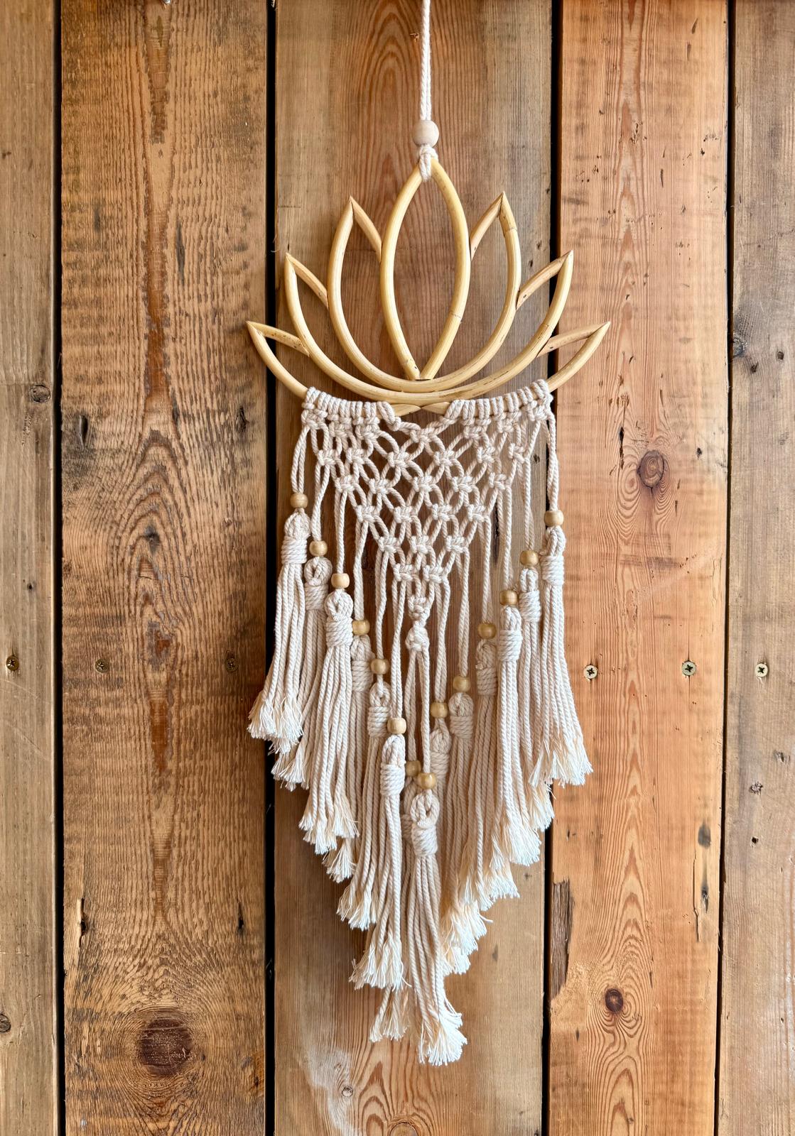 Handmade Lotus Dream Catcher