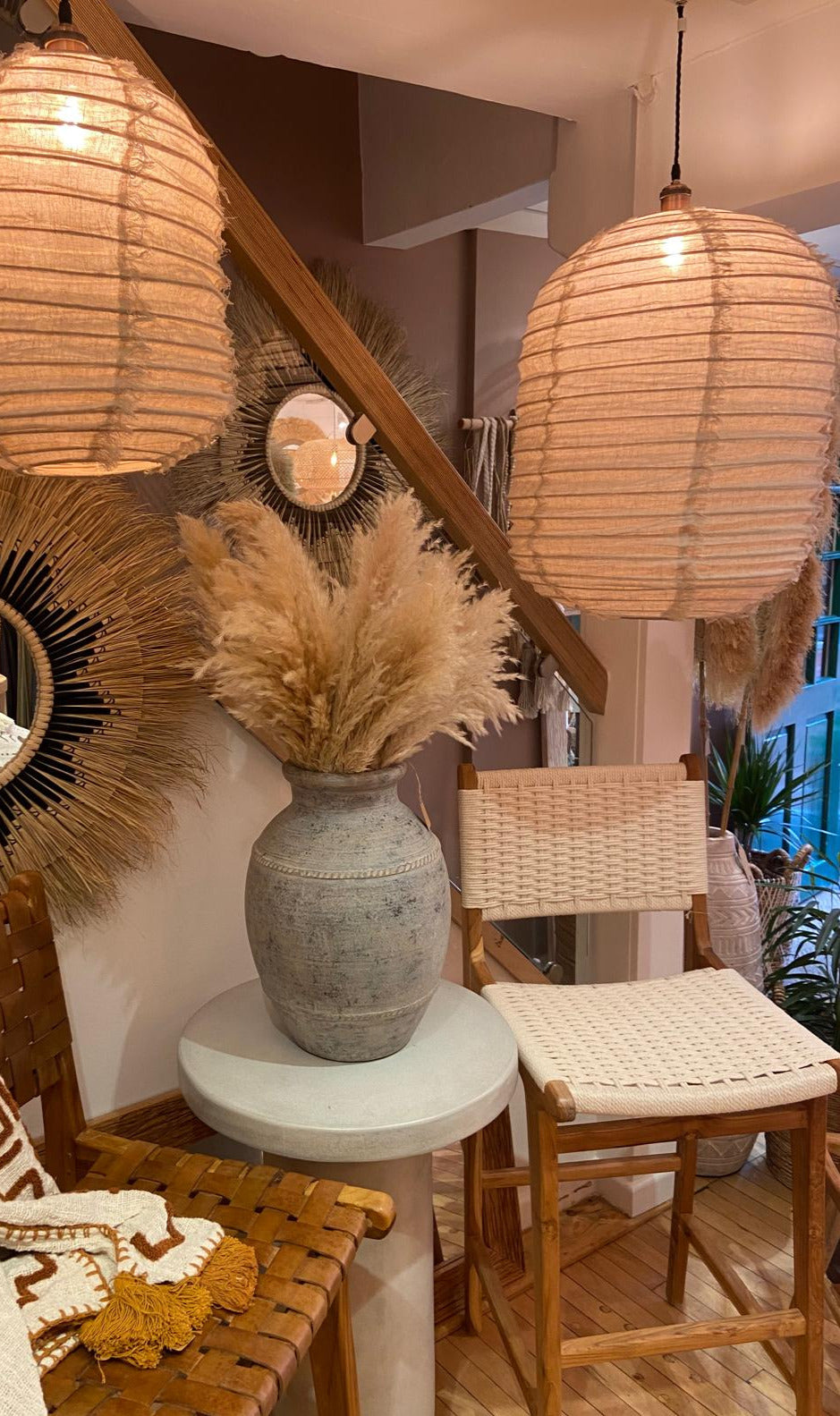 Rippling Radiance Fringed Linen Light Shades: Soft Light Capsules