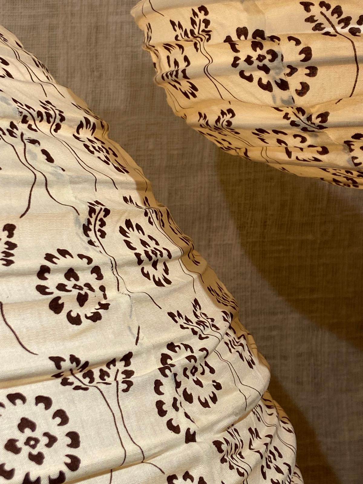 Floral Whisper Cotton Print Pear Drop Light Shade