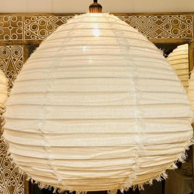 Bohemian Fringed Pear Drop Light Shades