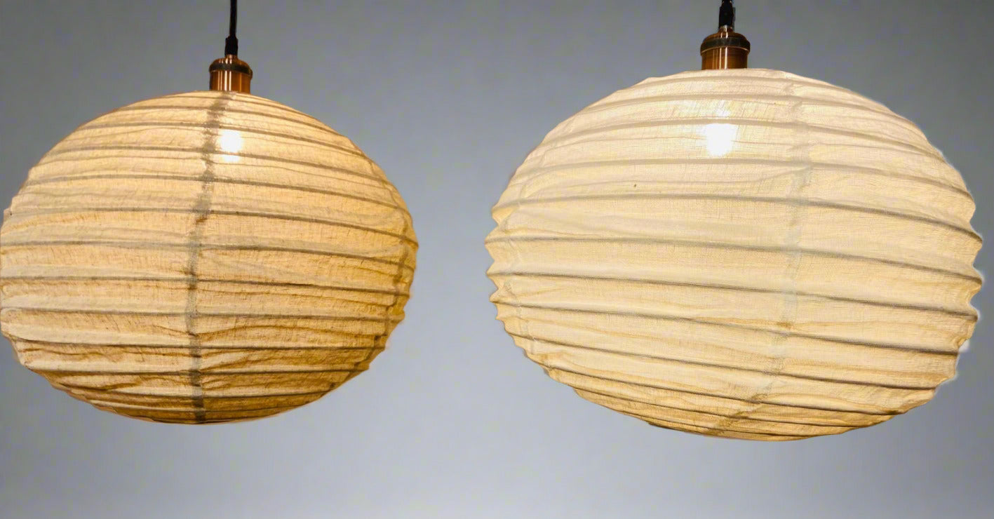 Smooth Orb Linen Light Shade