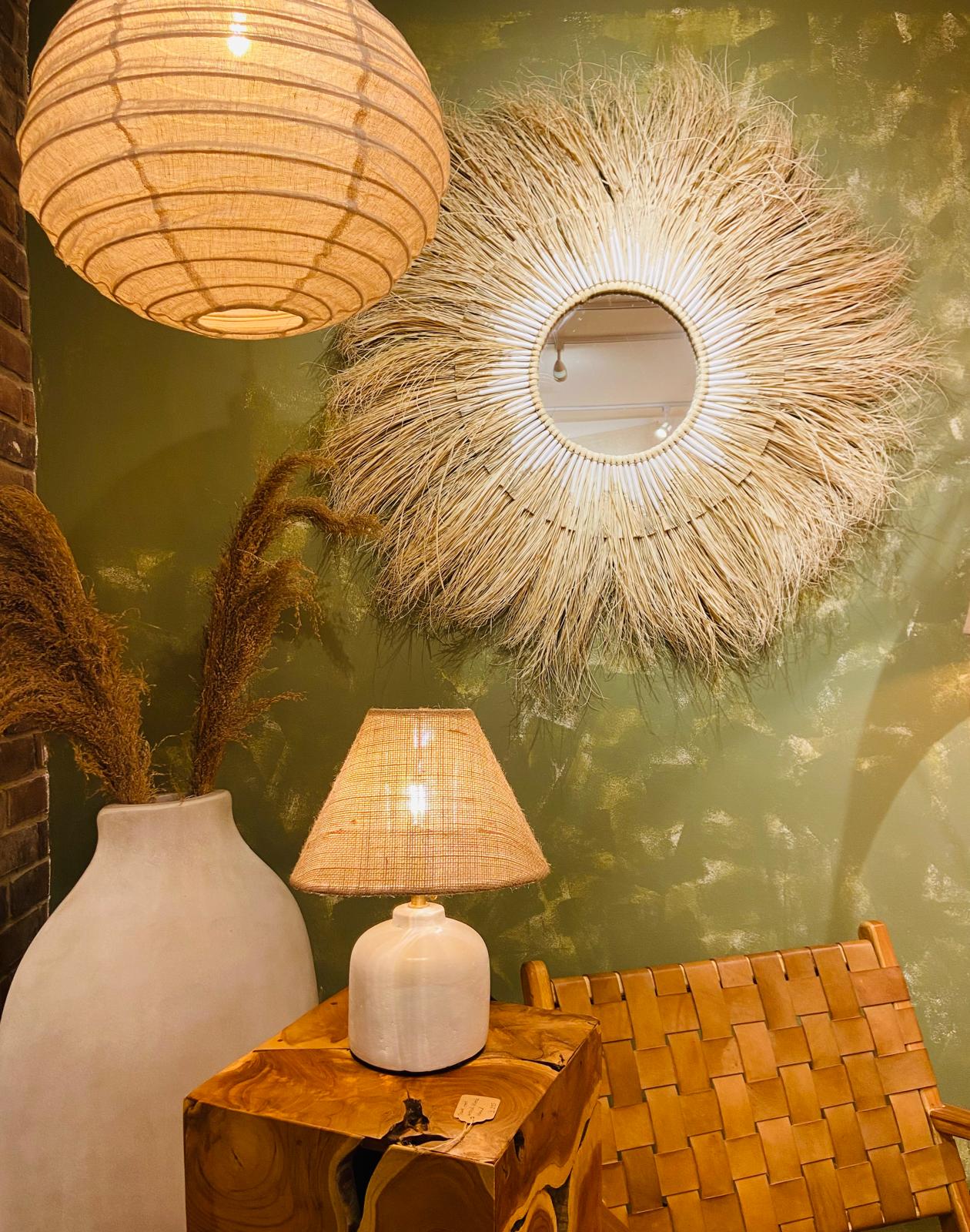 Smooth Orb Linen Light Shade