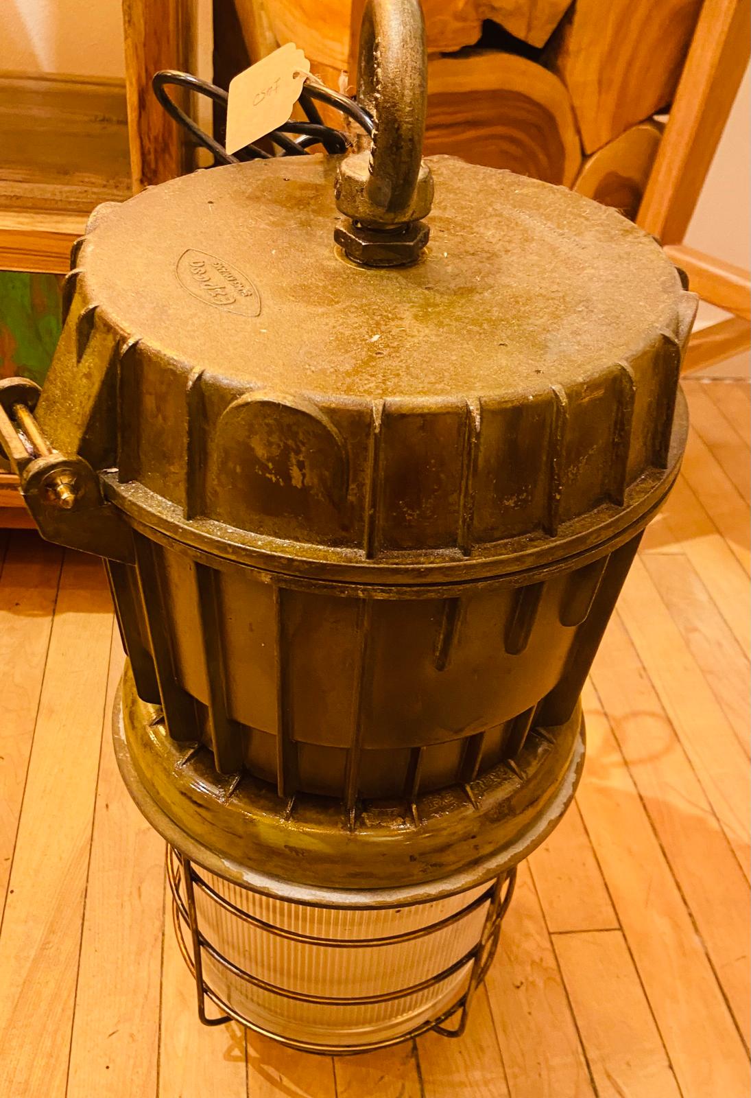 Dockside Beacon Table Lamp: Coastal Industrial Charm
