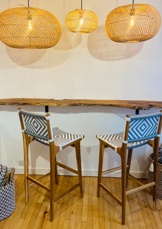 Torus Rattan Light Shade: Modern Craftsmanship