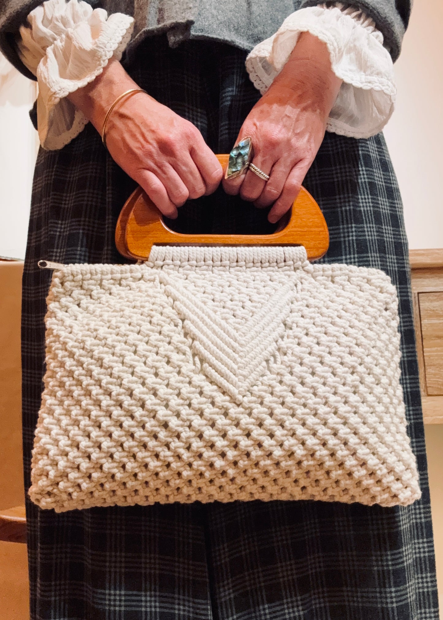 The Mireille Macramé Handbag
