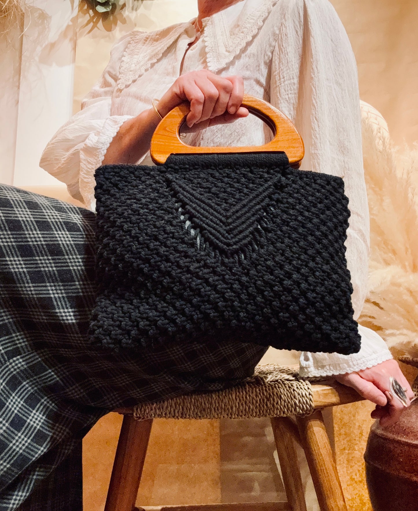 The Mireille Macramé Handbag