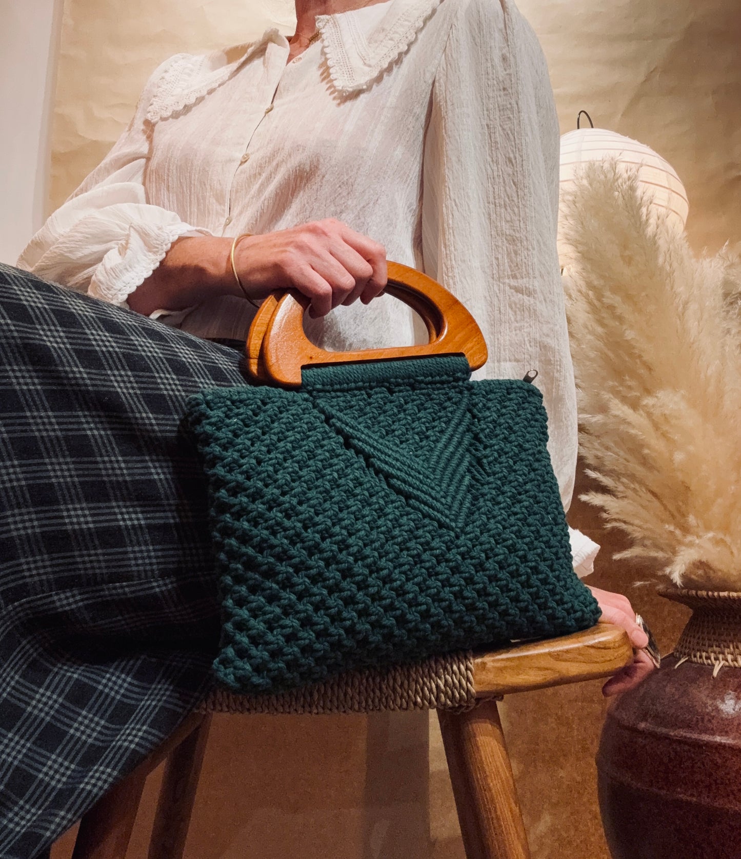 The Mireille Macramé Handbag