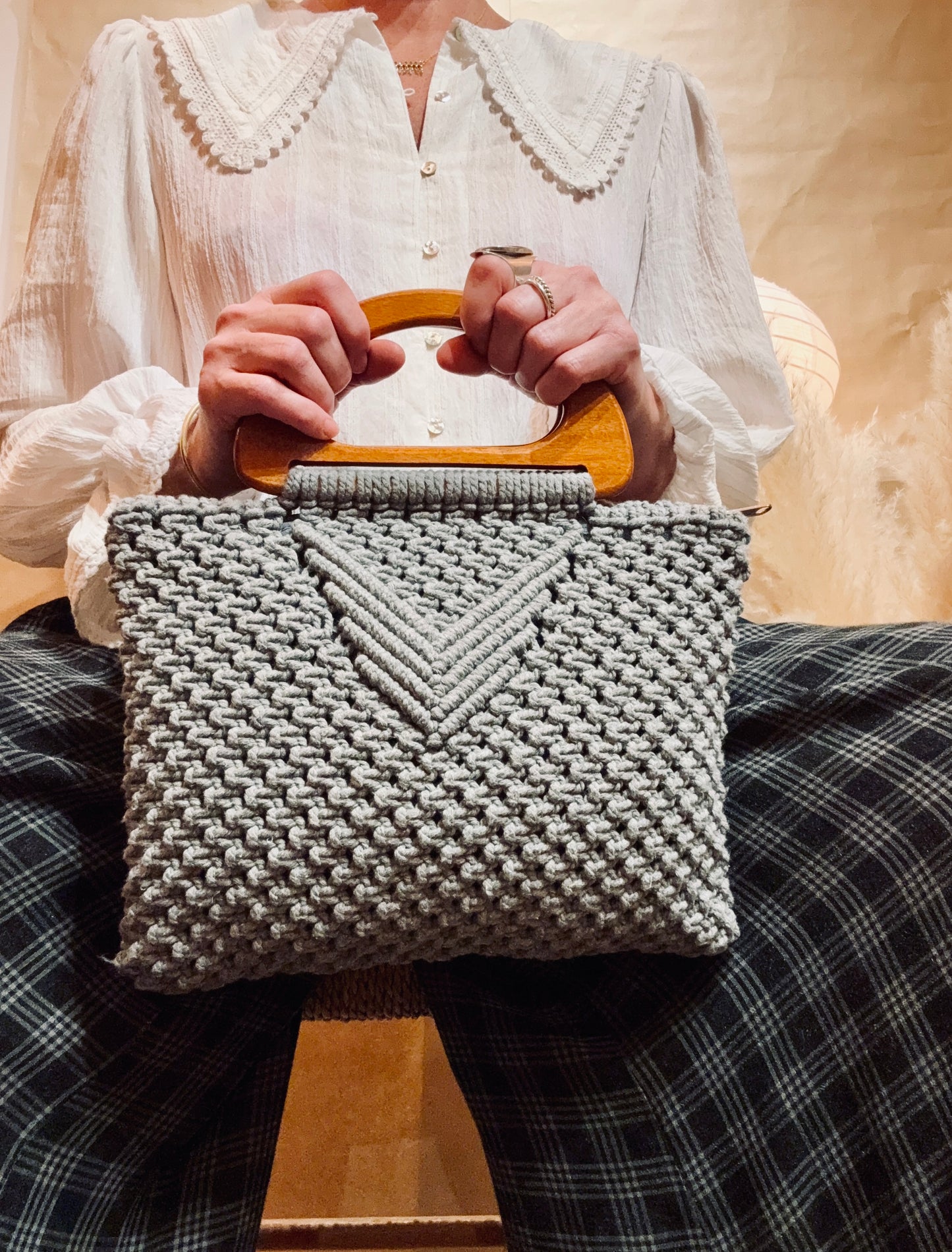 The Mireille Macramé Handbag