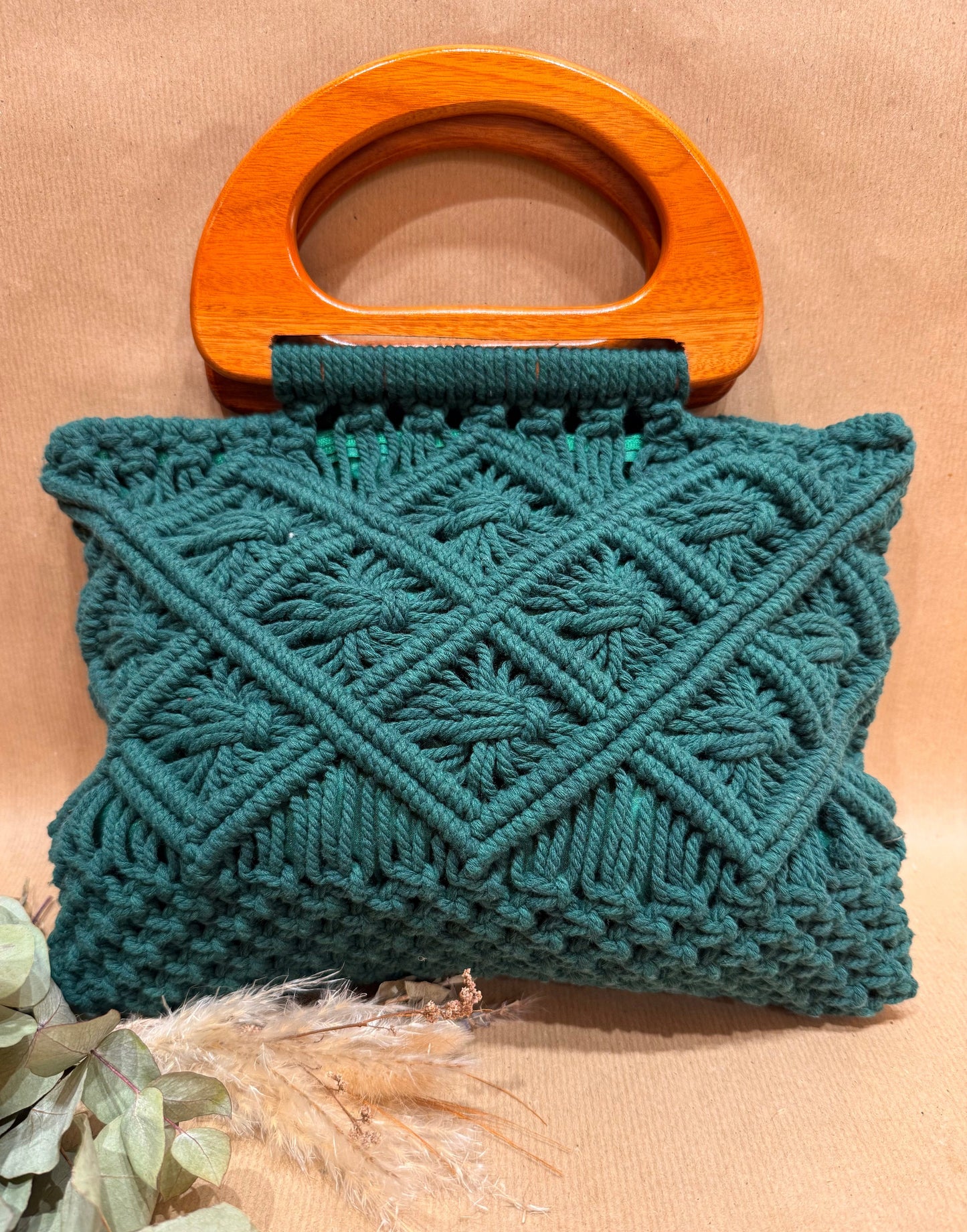 The Solenne Macramé Handbag