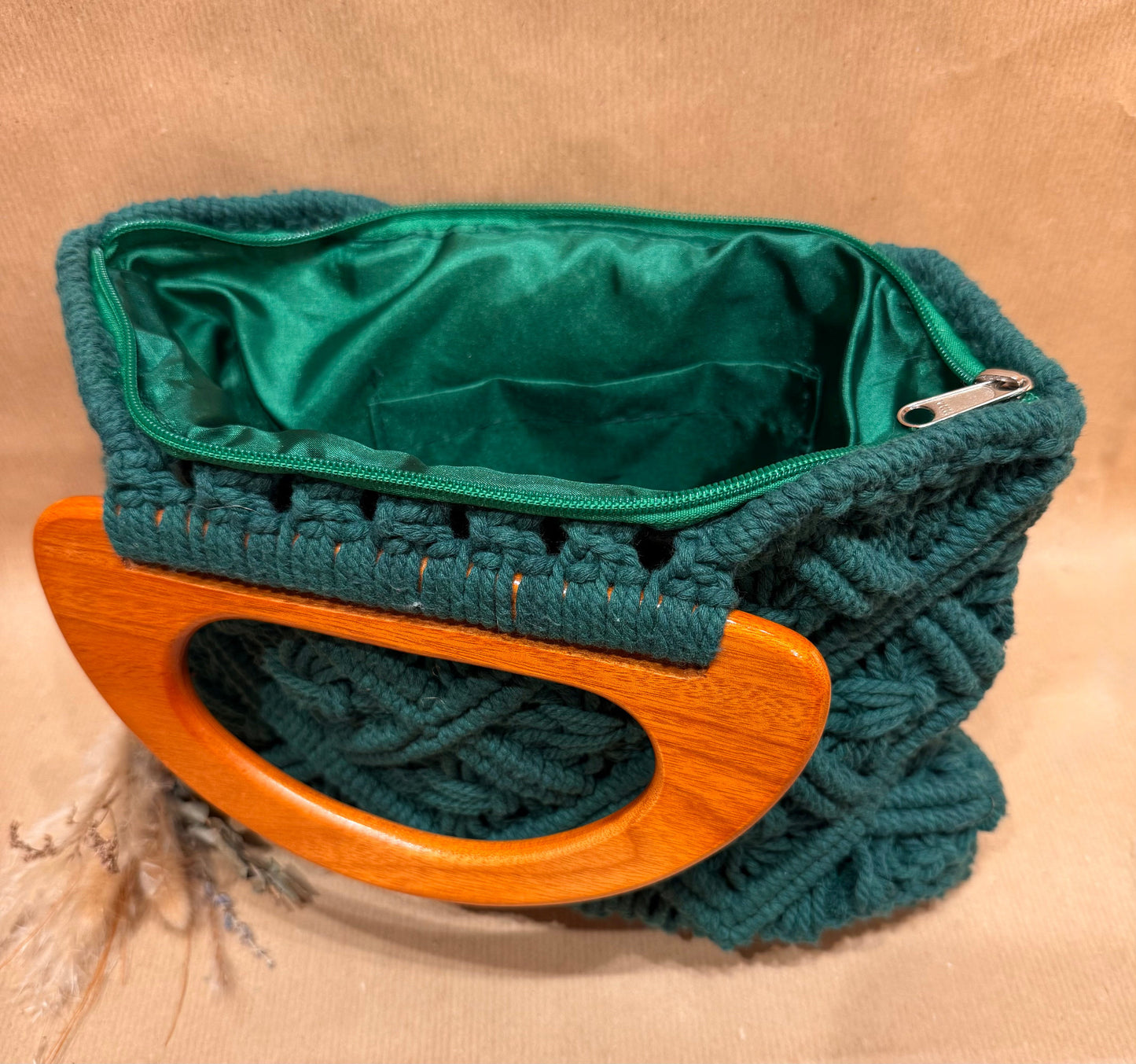 The Solenne Macramé Handbag
