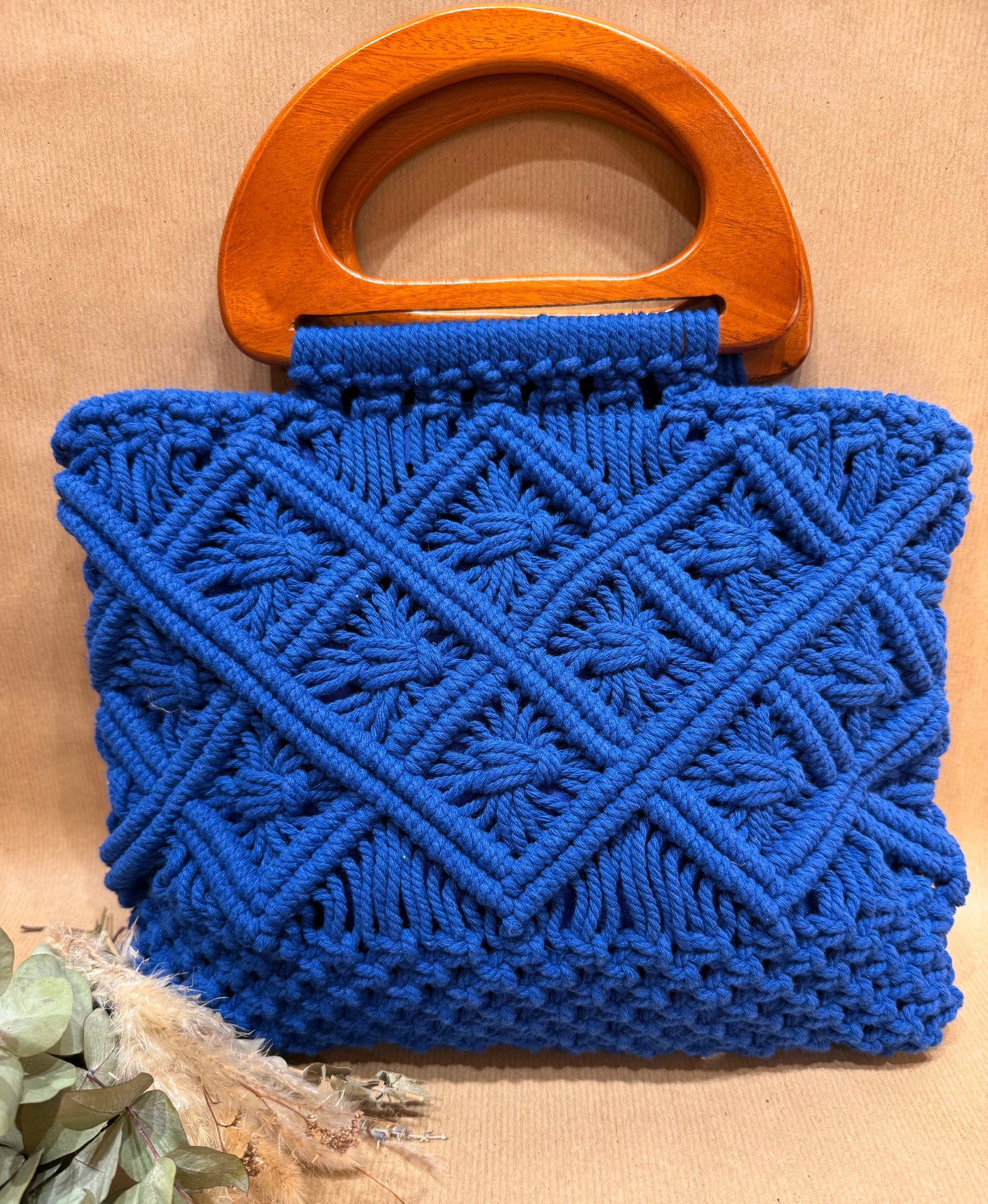 The Solenne Macramé Handbag