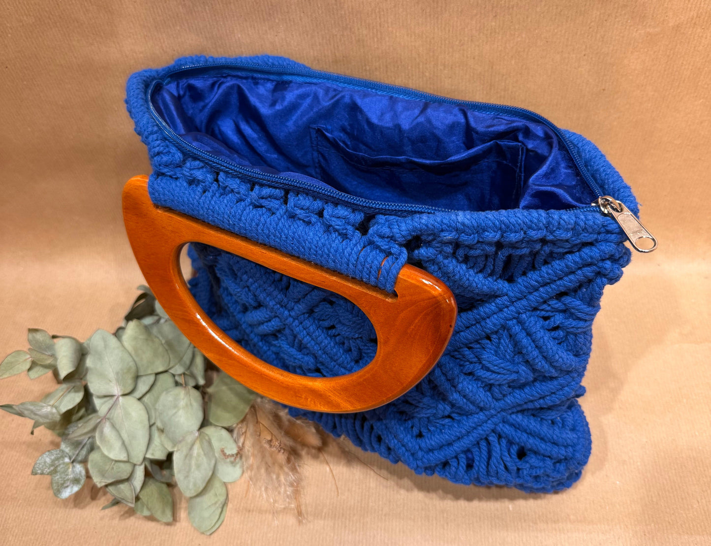 The Solenne Macramé Handbag