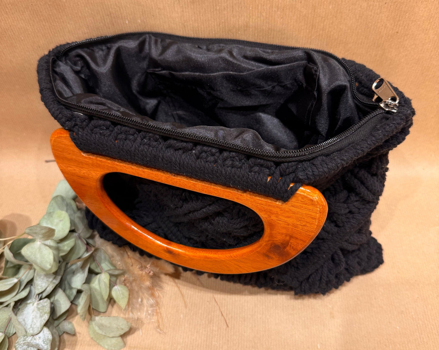 The Solenne Macramé Handbag