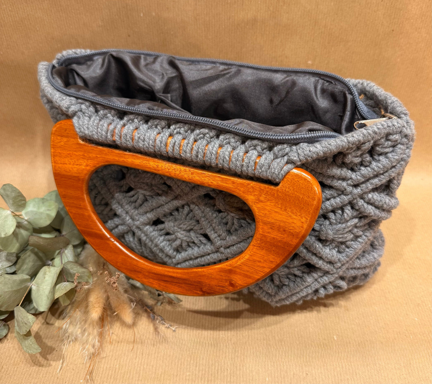 The Solenne Macramé Handbag