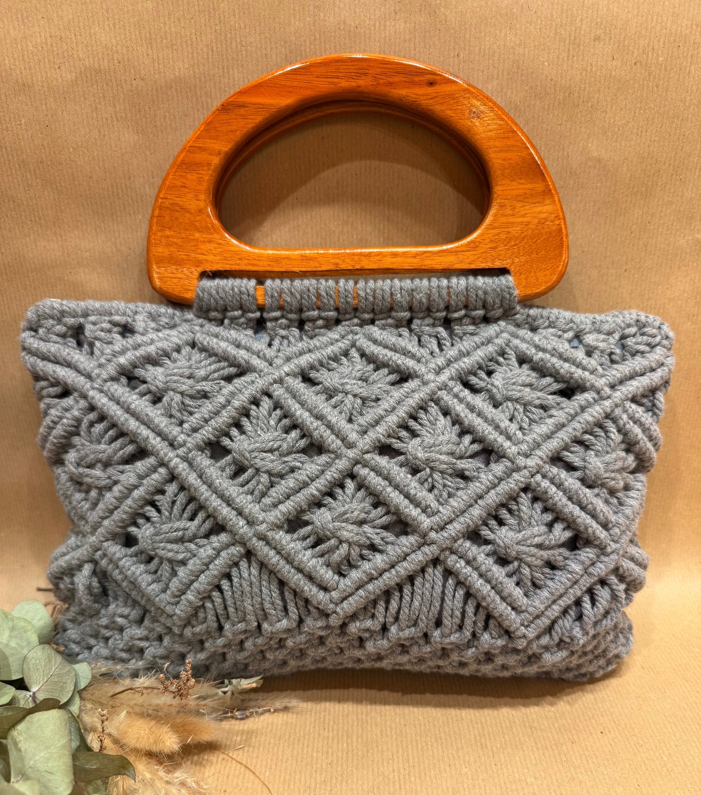 The Solenne Macramé Handbag
