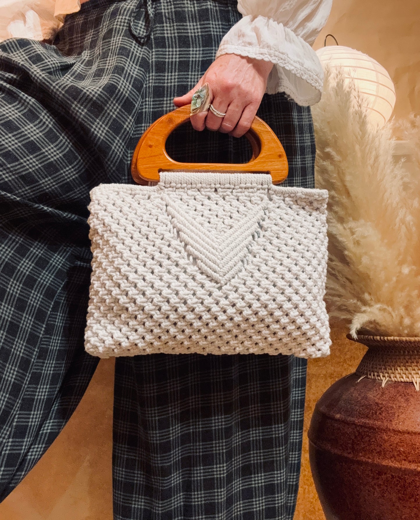 The Mireille Macramé Handbag