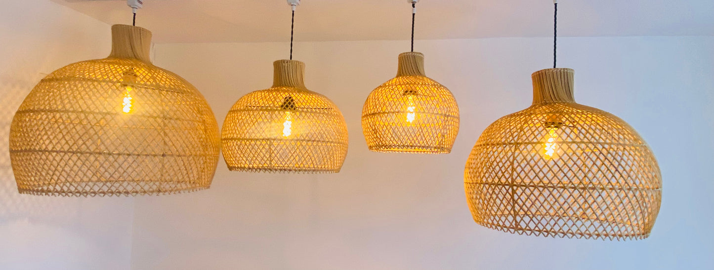 Bell Rattan Light Shade: A Symphony of Style and Warmth
