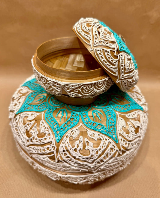The Mandala Bamboo Storage Box