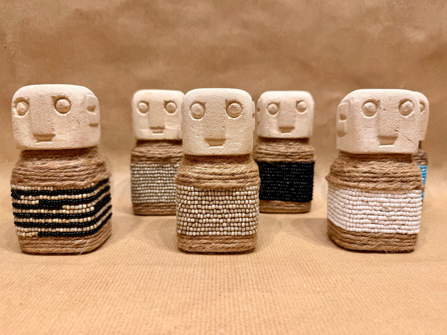 The Sona Sculpture and Tula Shell Sandstone Sculpture