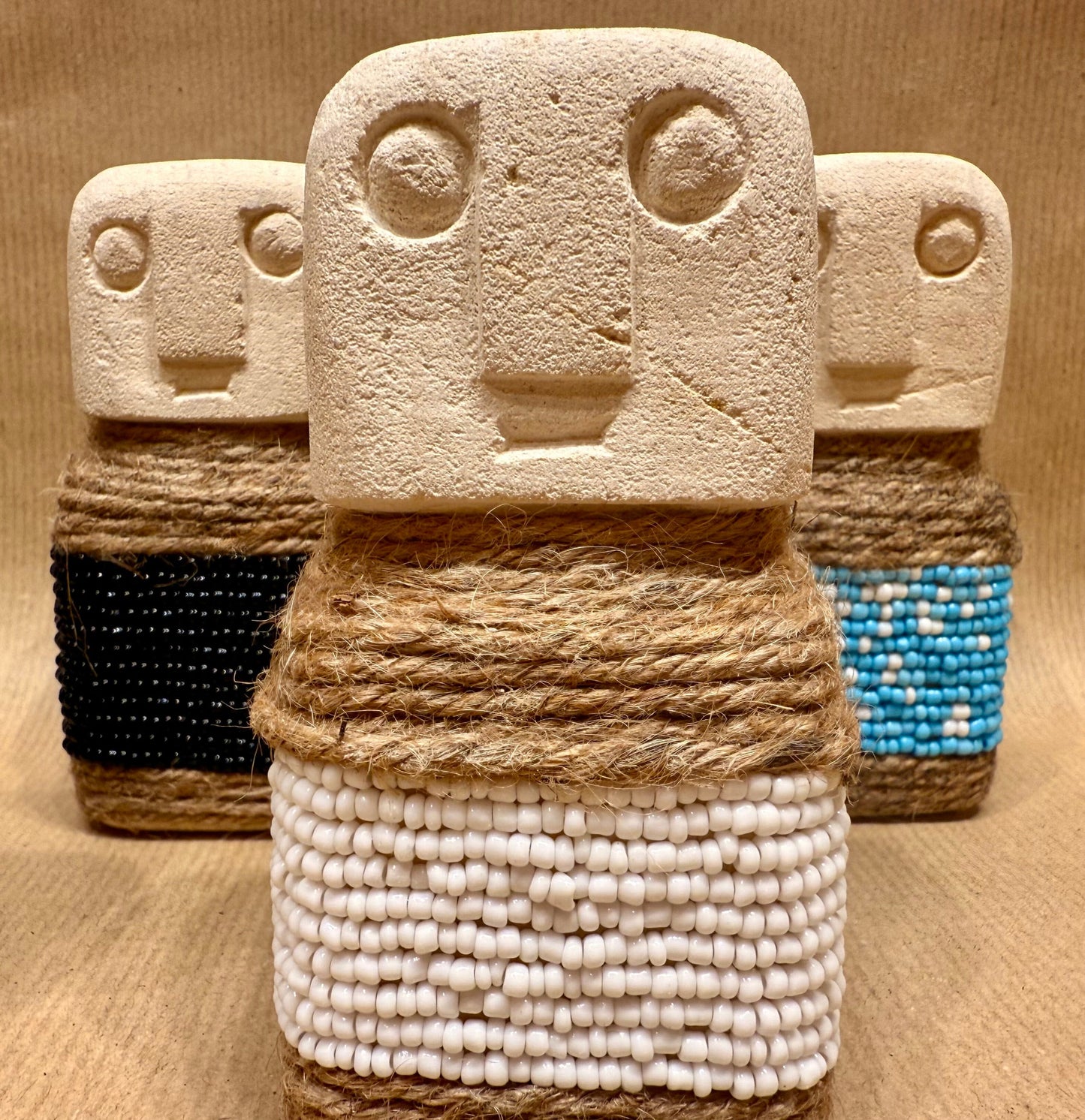 The Sona Sculpture and Tula Shell Sandstone Sculpture