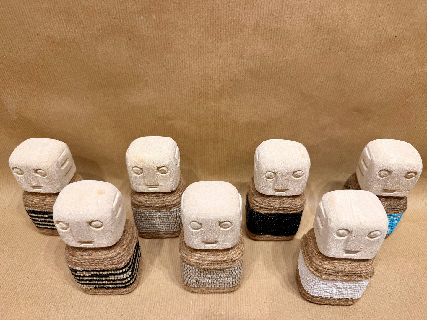 The Sona Sculpture and Tula Shell Sandstone Sculpture