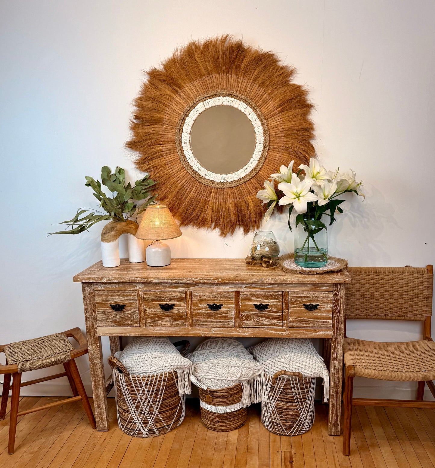 Coastal Shell Mirror