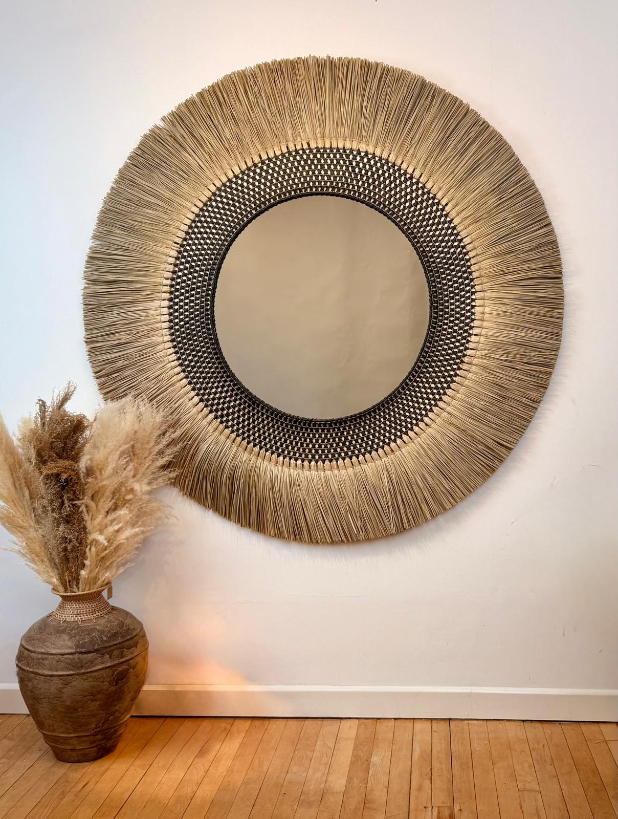 The Black Latticed Mirror